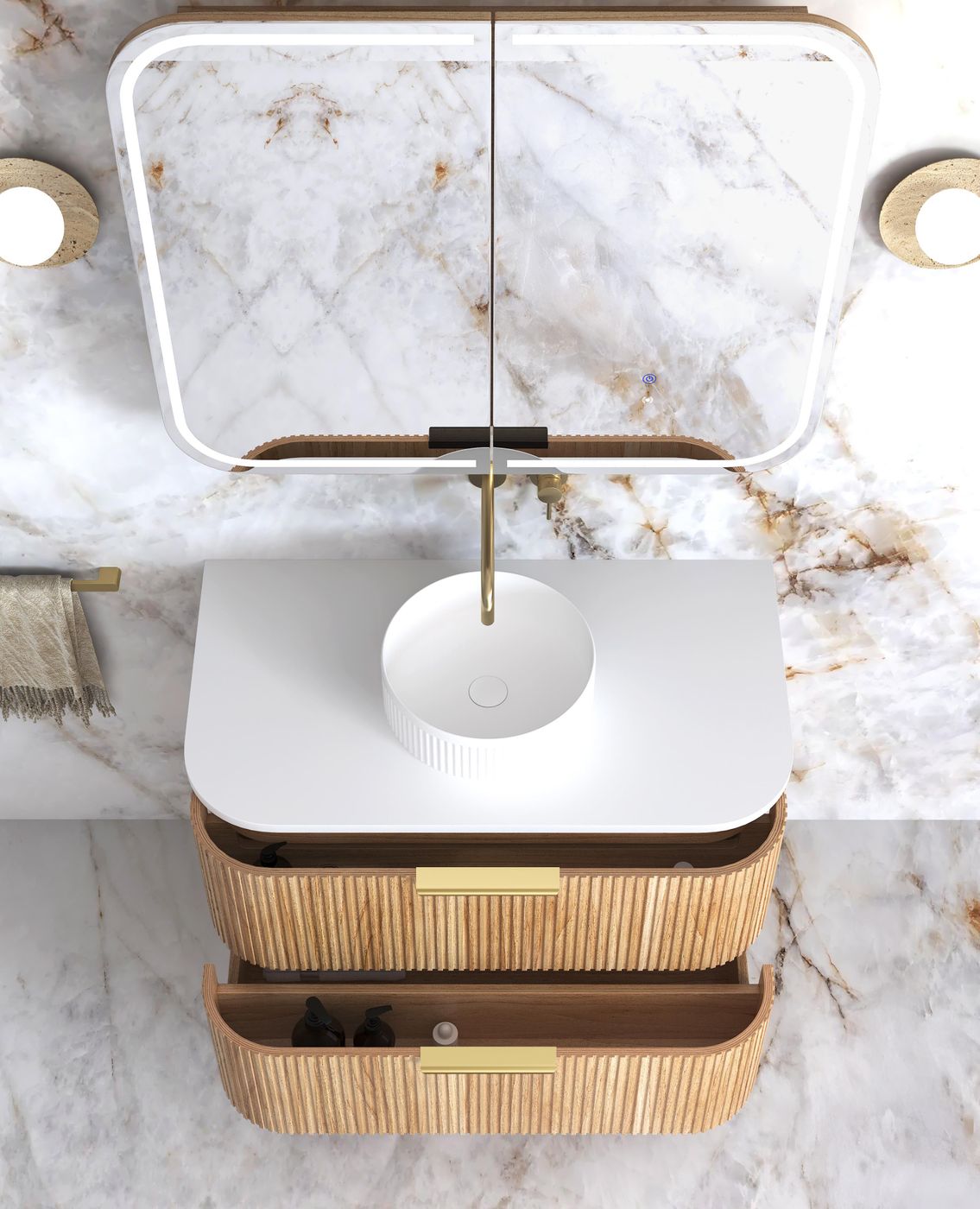 Otti Havana Vanity 900mm Single Basin
