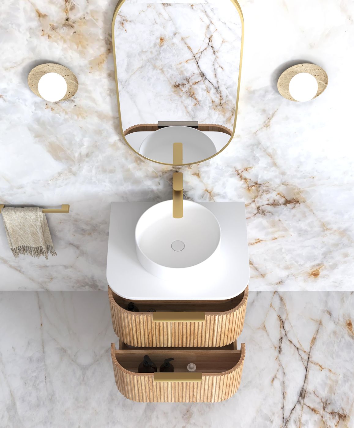 Otti Havana Vanity 600mm Single Basin