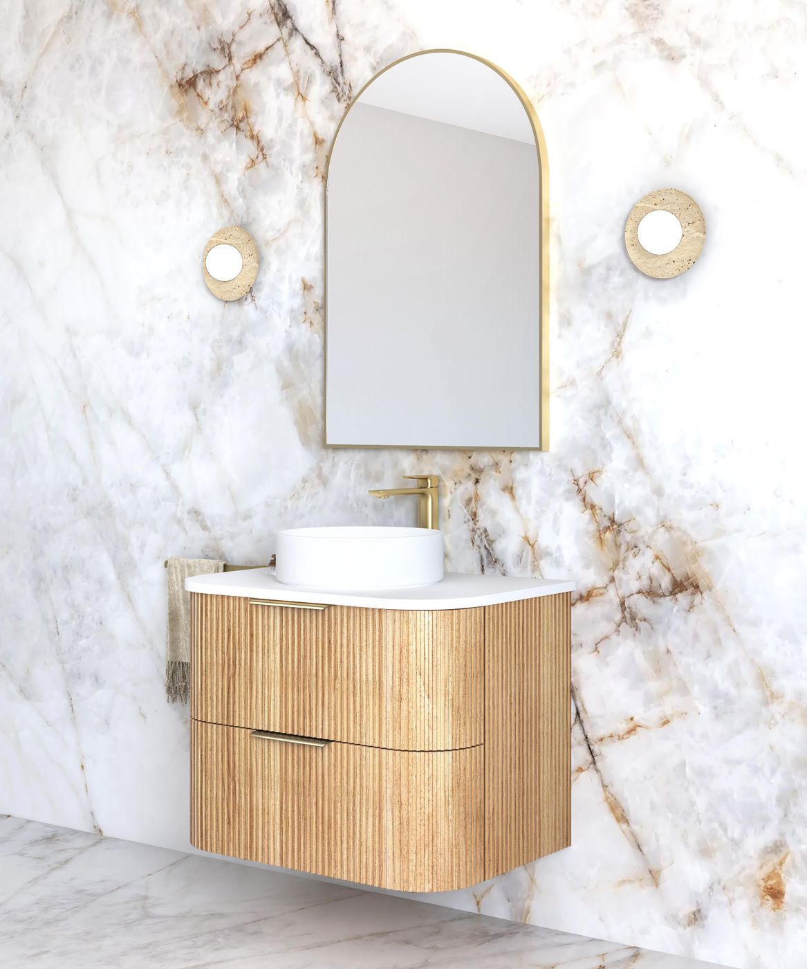 Otti Havana Vanity 750mm Single Basin
