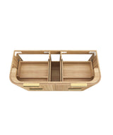 Havana Fluted 1200mm Woodland Oak Wall Hung Curve Vanity