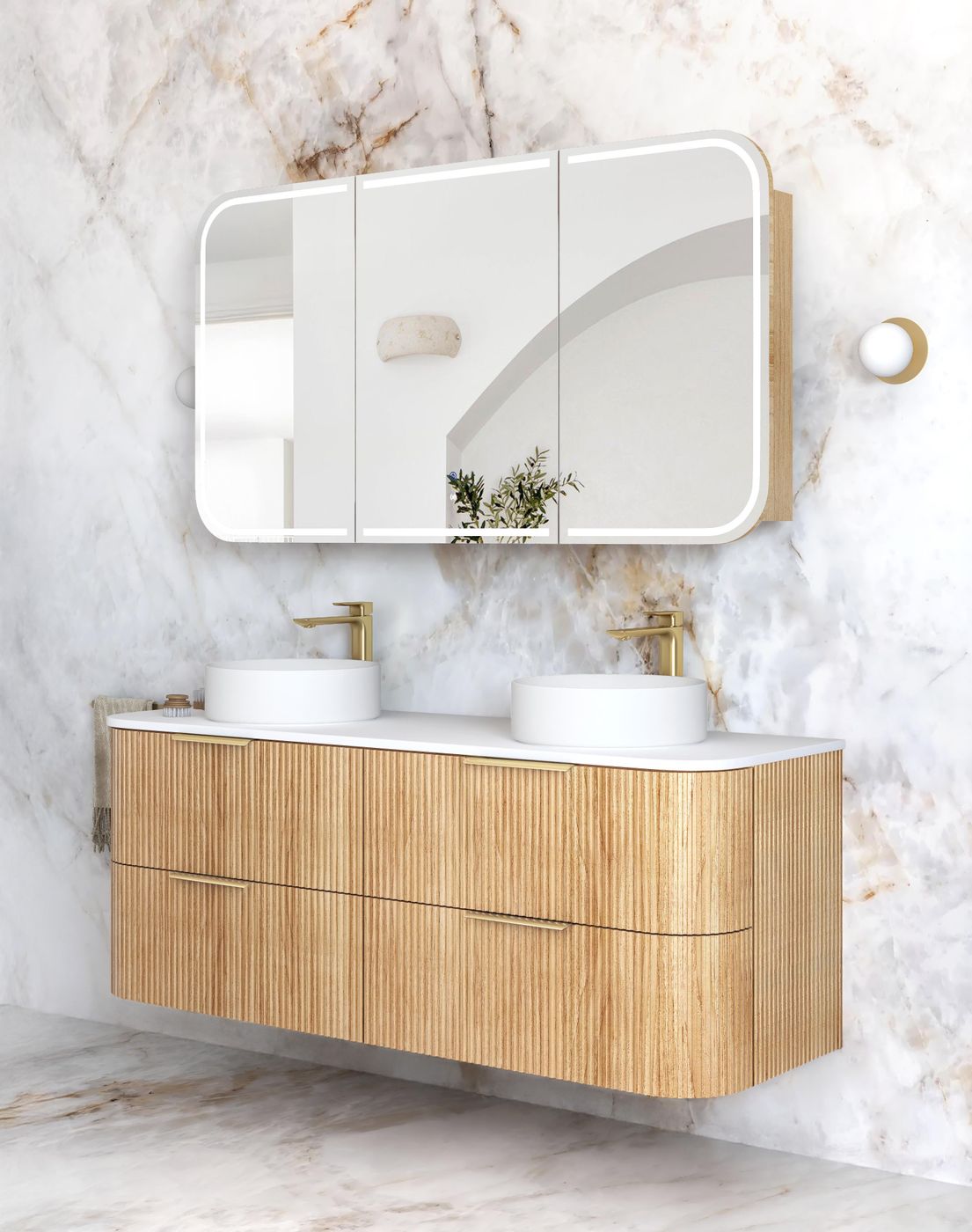 Otti Havana Vanity 1500mm Double Basin