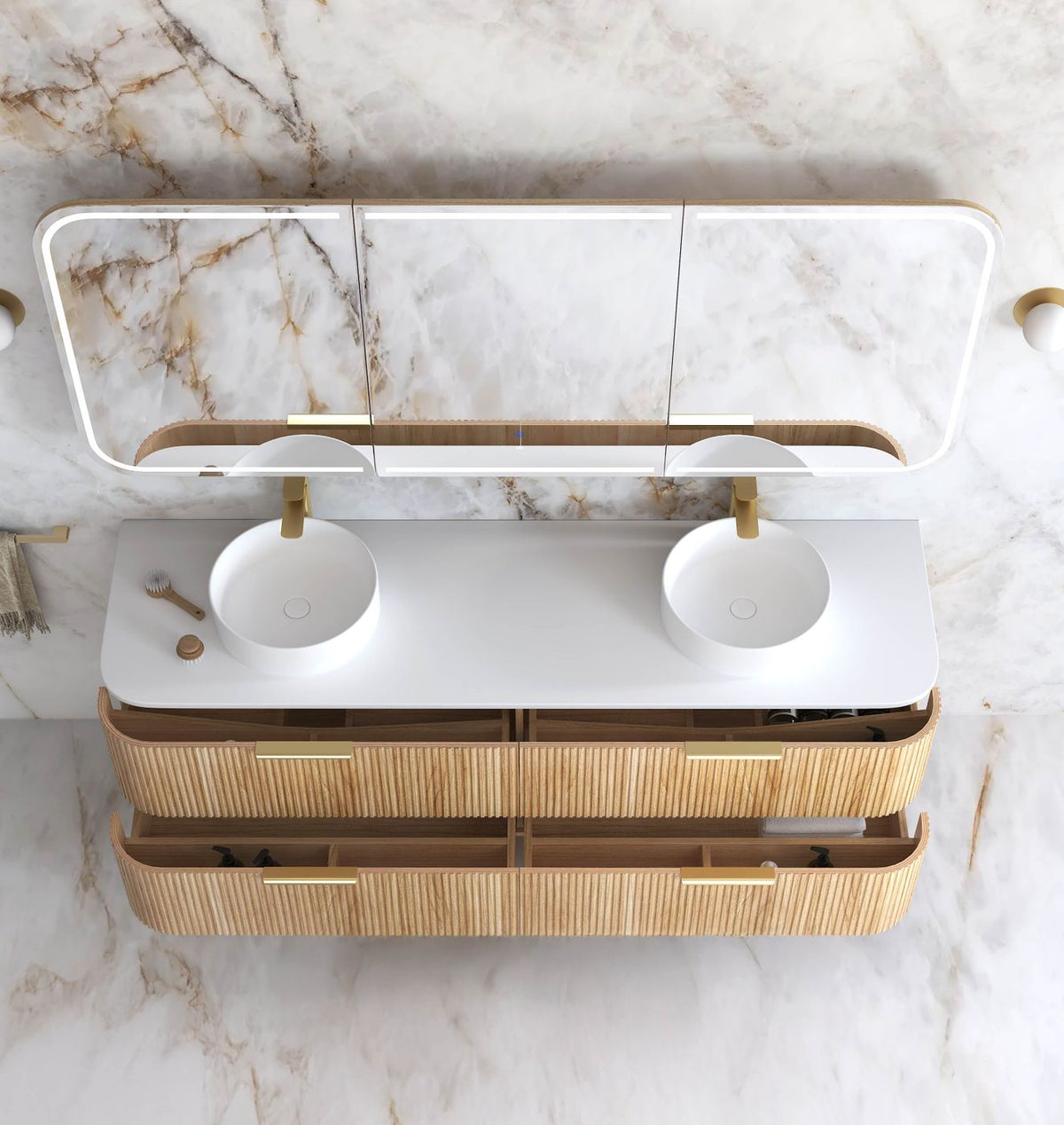 Otti Havana Vanity 1800mm Double Basin