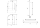 Laguna Mark II Black Oak Handle Archie Frame & Stone Insert