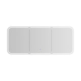 LED Newport 1800(W)x750(H) Black Oak Shaving Cabinet - Premium Edition