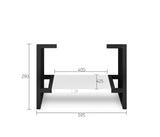 Leg Noosa 600X450 Matte White