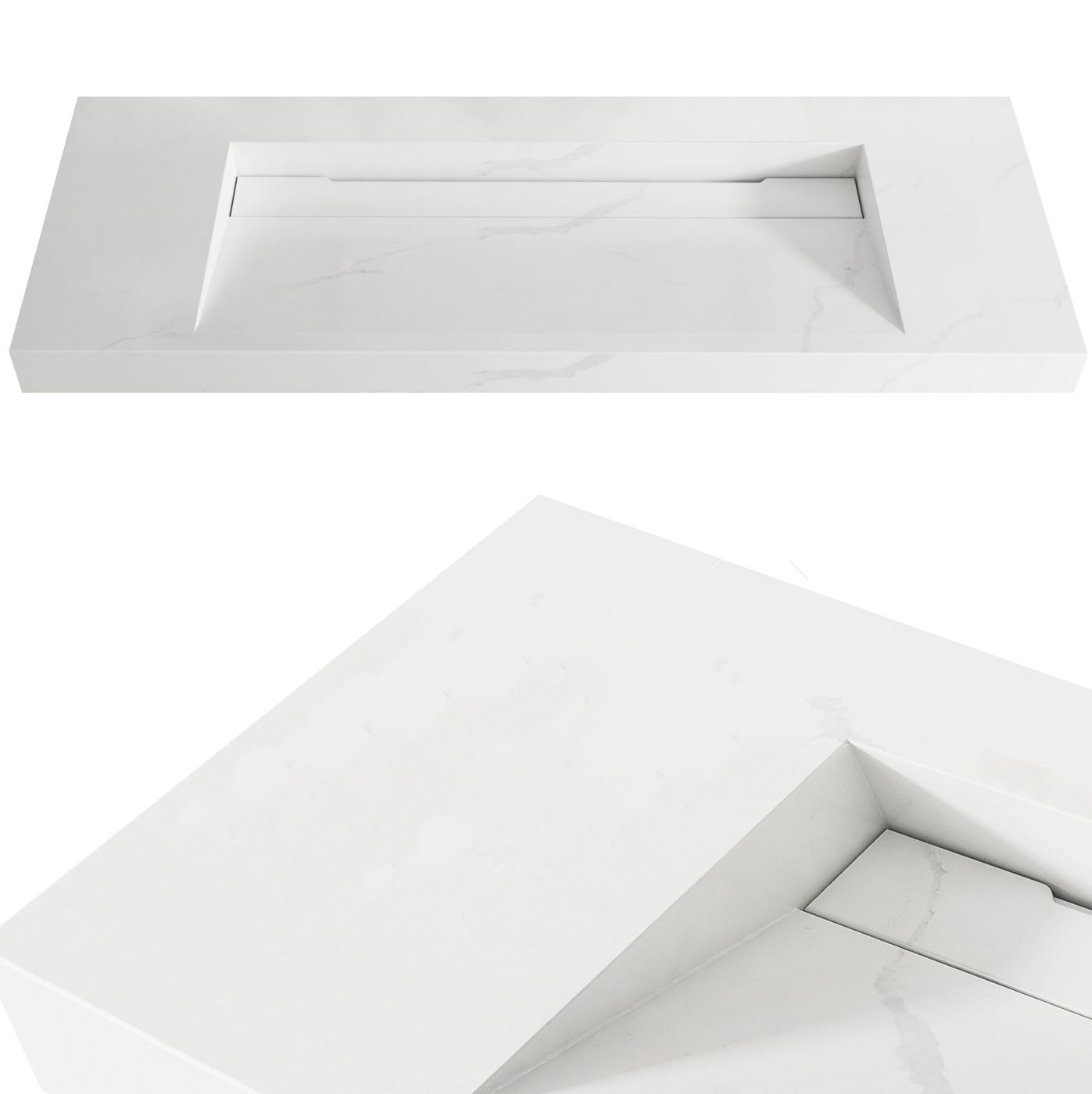 Moonlight 1500mm Solid Surface Top