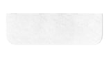 Havana 1500x500x20 Solid Surface Cloudy Carrara Top No Hole
