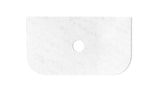 Havana 900x500x20 Solid Surface Cloudy Carrara Top