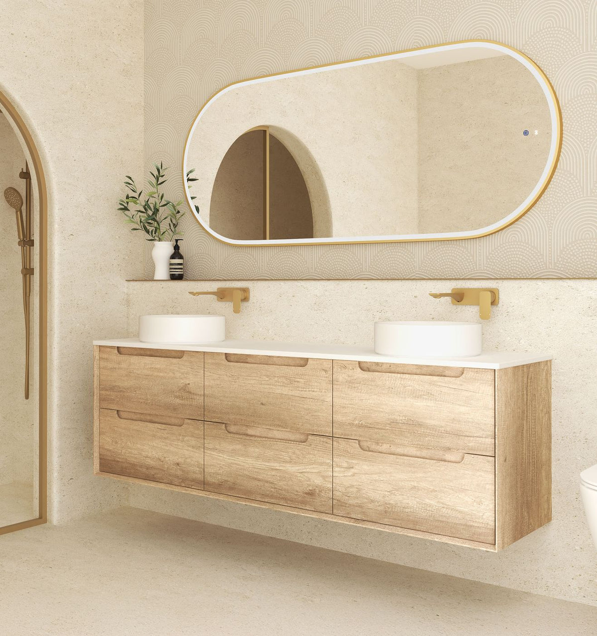 Otti Byron Vanity 1800mm Double Basin