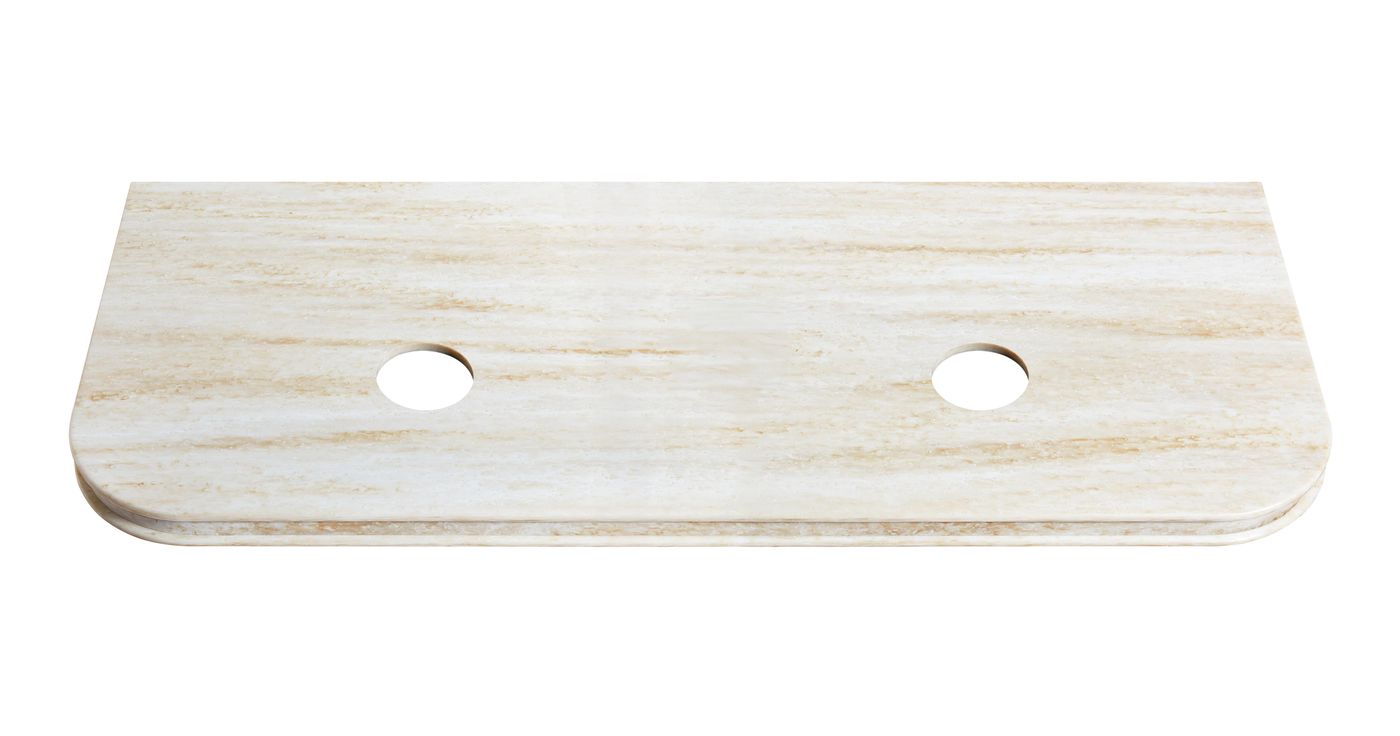 Bondi English Edge 1500x460x50 Sand Dune Top