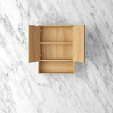 Byron 600x800 Woodland Oak Shaving Cabinet
