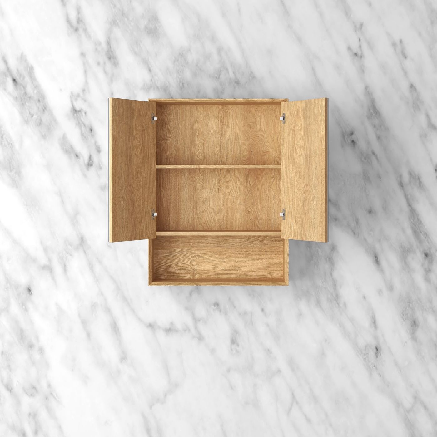 Byron 600x800 Woodland Oak Shaving Cabinet