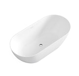 Attica Manolo 1530 Gloss White Bath with Overflow