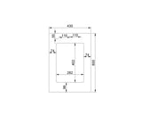 Laundry 430mm Pure White Stone Top