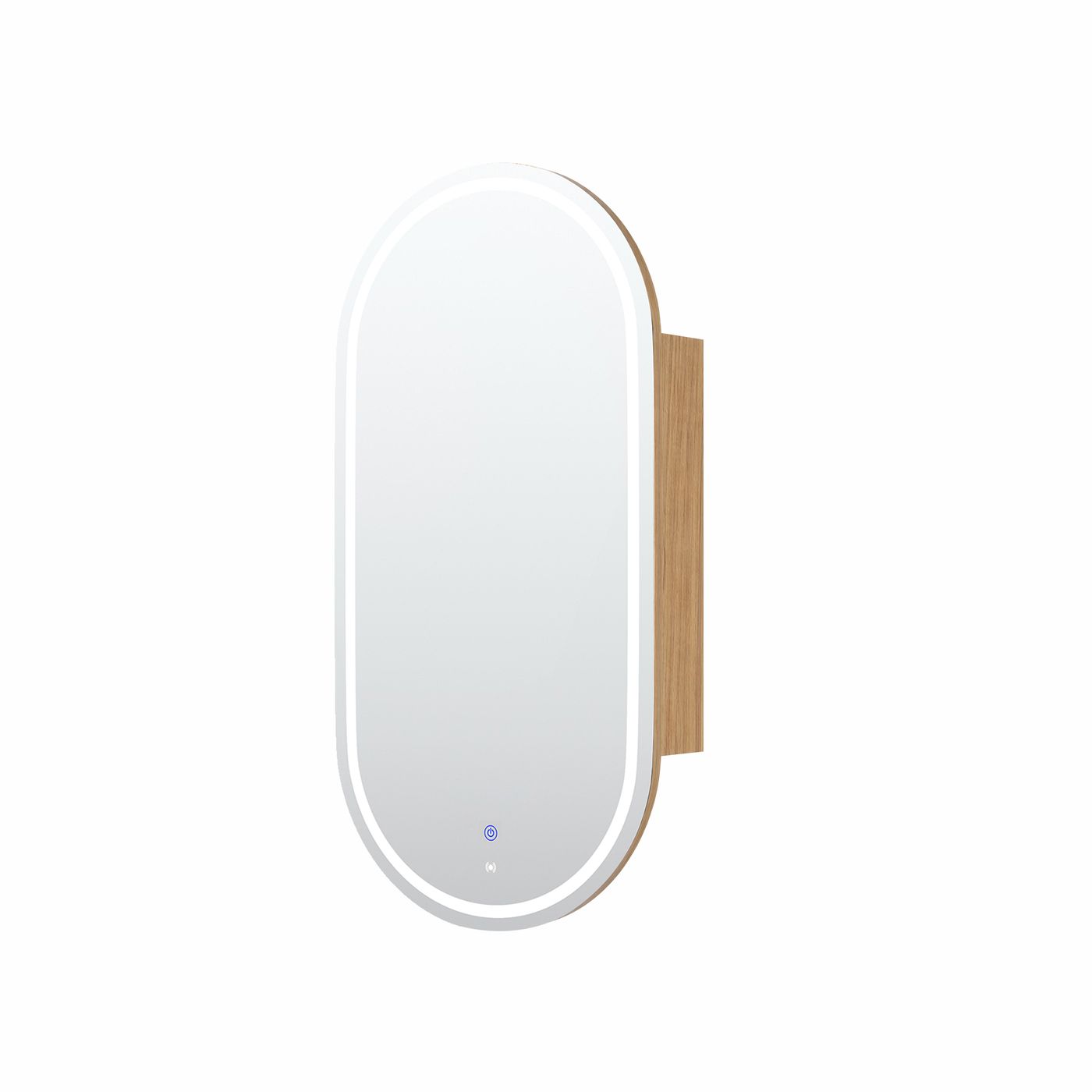 LED Noosa 900(H)x450(W) Woodland Oak Shaving Cabinet - Premium Edition