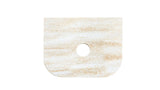 Havana Fluted 600mm Sable Walnut Wall Hung Curve Vanity