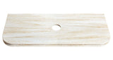 Havana Fluted 1200mm Woodland Oak Wall Hung Curve Vanity