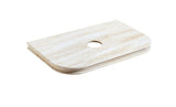Havana Fluted 600mm Woodland Oak Wall Hung Curve Vanity