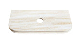 Havana Fluted 900mm Woodland Oak Wall Hung Curve Vanity