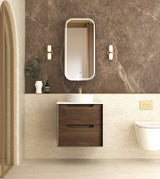 Byron 600mm Sable Walnut Wall Hung Vanity