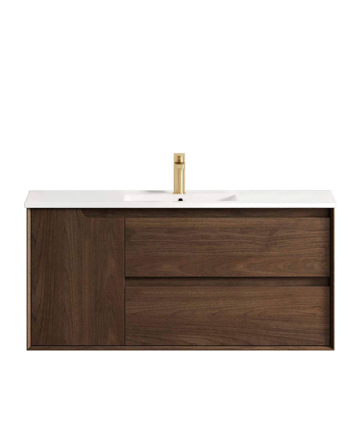 Byron 1200mm Sable Walnut Wall Hung Vanity