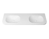 Havana English Edge 1500x500x50 Matte White with Soft Square Basin Top