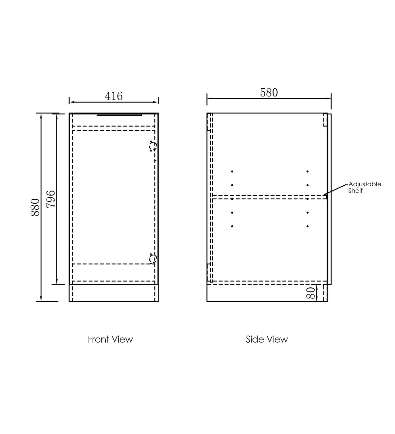 Byron/Bondi Black Oak Mini 430 Laundry Kit