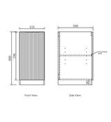 Havana Fluted Sable Walnut Mini 430 430 Laundry Kit
