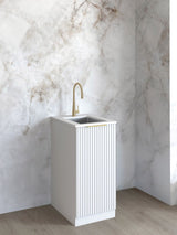 Noosa Fluted White Mini 430 Laundry Kit