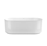 Attica Celine 1500 Gloss White Bath with Overflow