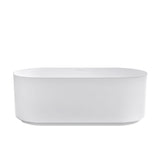 Attica Celine 1500 Matte White Bath with Overflow