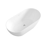 Attica Manolo 1400 Gloss White Bath with Overflow