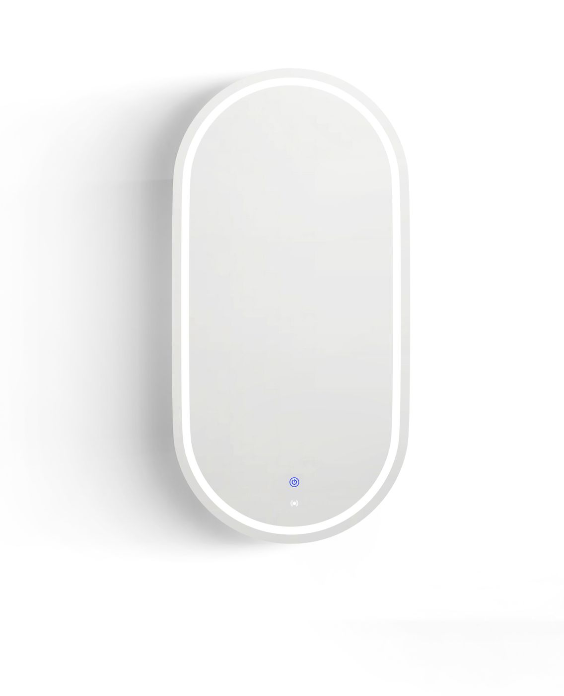 LED Noosa 900x450 Sable Walnut Shaving Cabinet - Premium Edition