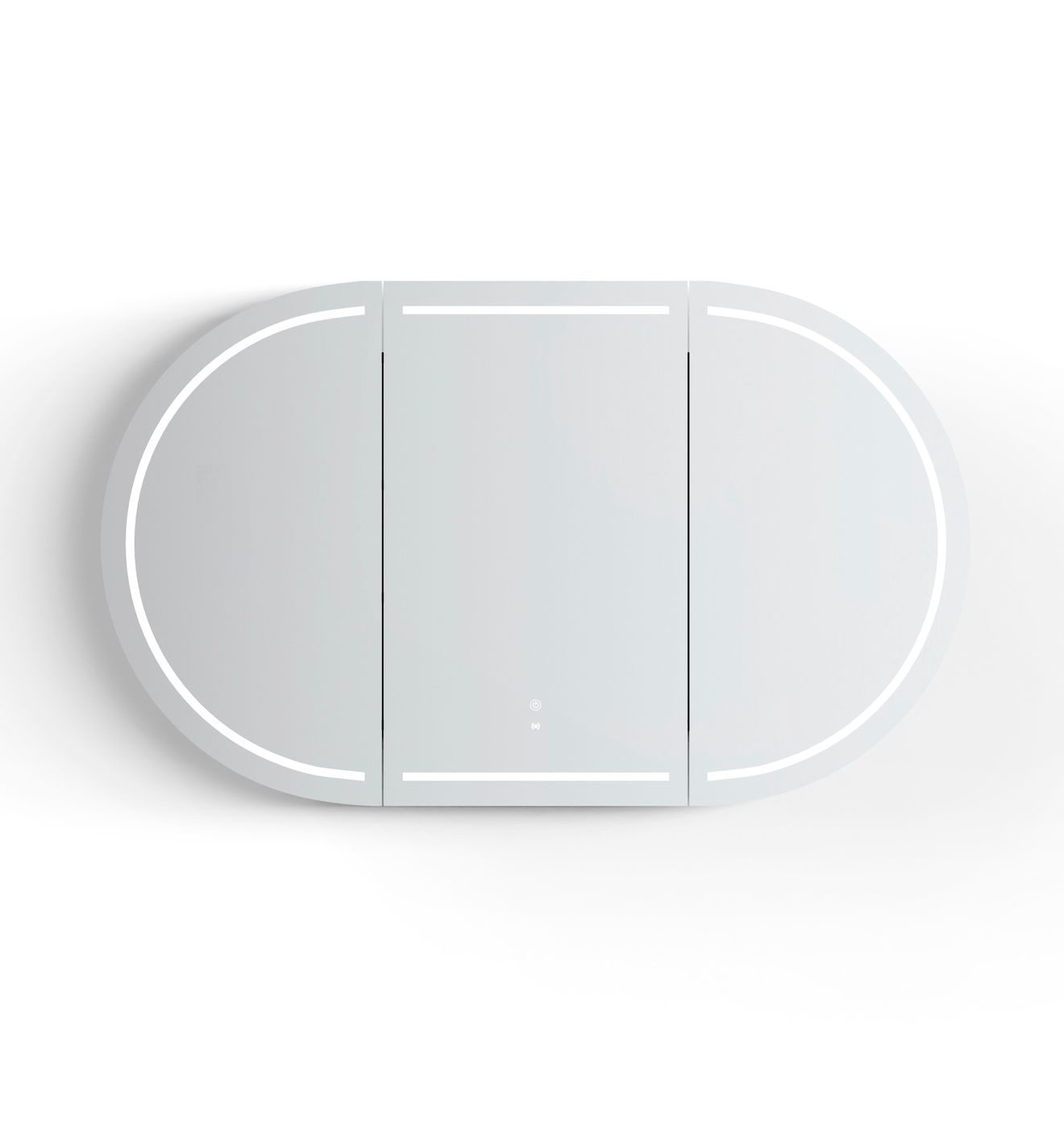 LED Bondi 1500x900 Sable Walnut Shaving Cabinet - Premium Edition