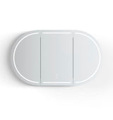 LED Bondi 1500x900 Sable Walnut Shaving Cabinet - Premium Edition