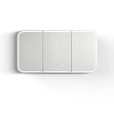 LED Newport 1500(W)x750(H) Sable Walnut Shaving Cabinet - Premium Edition
