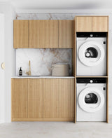 Havana Fluted Woodland Oak Laundry Kit 1960x600x2100