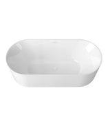 Attica Celine 1700 Gloss White Bath with Overflow