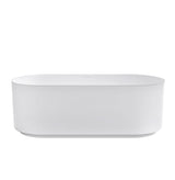 Attica Celine 1700 Matte White Bath with Overflow