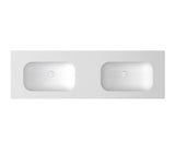 Chloe 1500x465 Silk Matte White Top with Basin