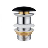 Basin 32mm CBlack Pop Up Waste No Overflow