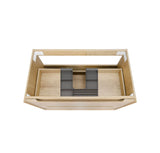 Byron 900mm Natural Oak Wall Hung Vanity