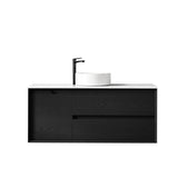Byron 1200mm Black Oak Wall Hung Vanity