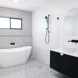 Marlo Fluted 1200mm Matte Black Wall Hung Vanity