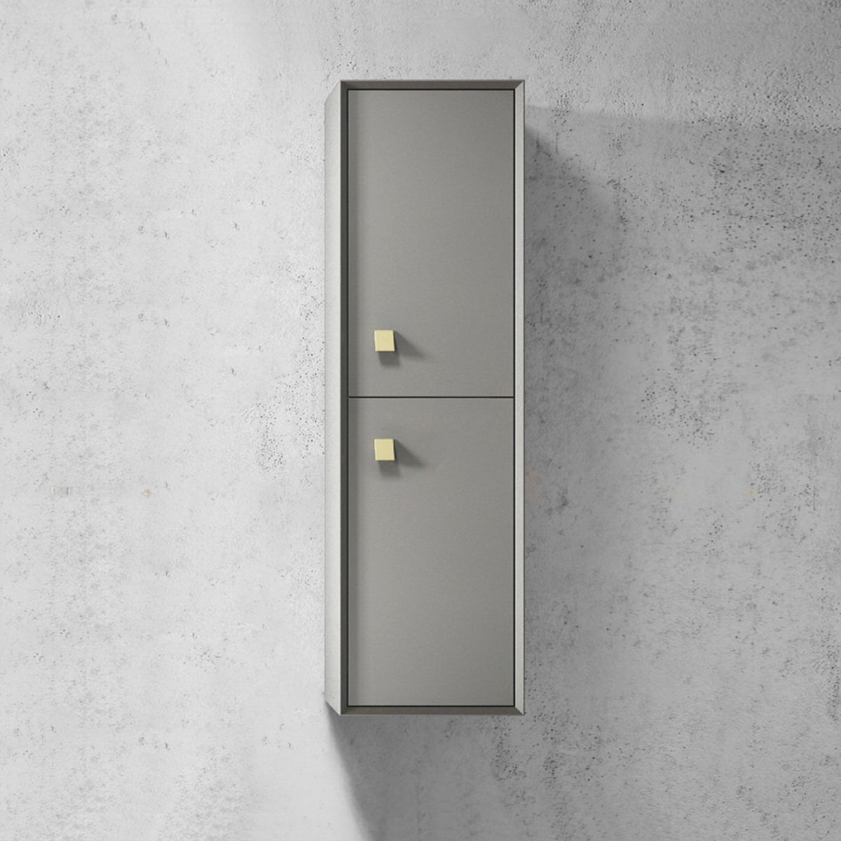 Boston Tall Boy 350x300x1200 Matte Grey - front view
