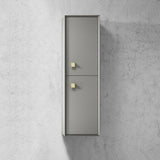 Boston Tall Boy 350x300x1200 Matte Grey - front view