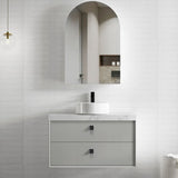Boston 900mm Light Grey Wall Hung Vanity
