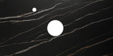 Rock Plate Stone 900x465x15 Empire Black - Above Counter 10 O'Clock Taphole