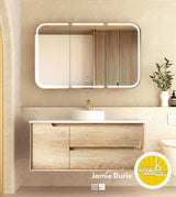 Byron 1200mm Natural Oak Wall Hung Vanity