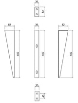 Solid Surface Top Wall Hung Stainless Steel Frame